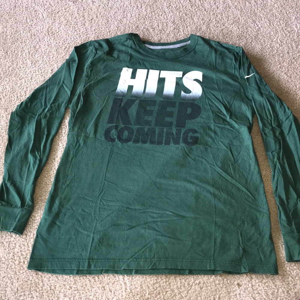 Hunter green Nike long sleeve size large